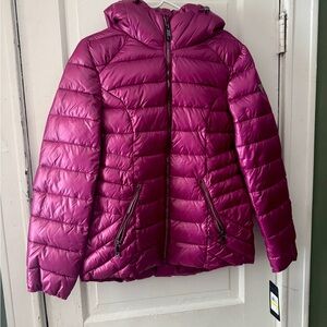 Guess Fuchsia Puffer Jacket